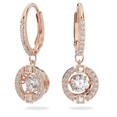 Swarovski Sparkling Dance Drop Earrings In White