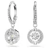 Swarovski Sparkling Dance Drop Earrings - Atterley In White
