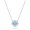 Swarovski Sparkling Dance Necklace In Blue