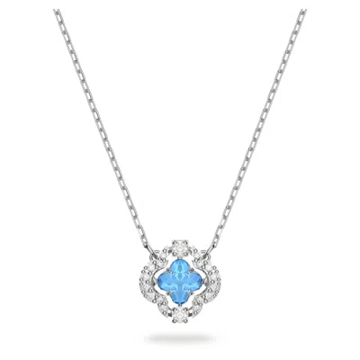 Swarovski Sparkling Dance Necklace In Blue