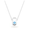 Swarovski Sparkling Dance Necklace In Blue