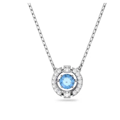 Swarovski Sparkling Dance Necklace In Blue