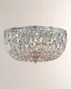 Swarovski Spectra 3-light Ceiling Mount Light In Polished Chrome