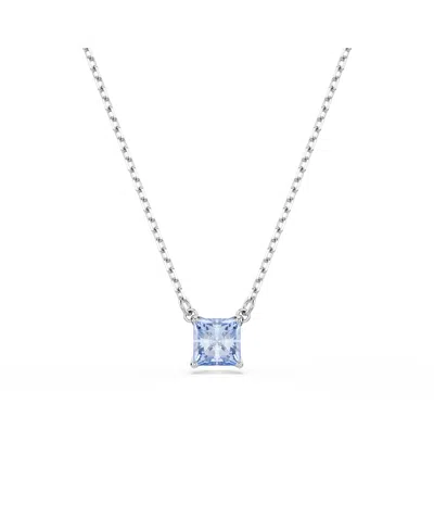 Swarovski Matrix Pendant In Blue