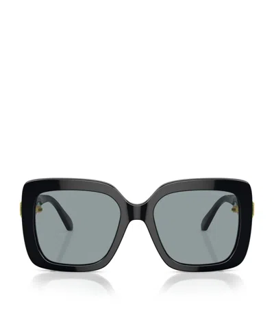Swarovski Square Sk6001 Sunglasses In Black