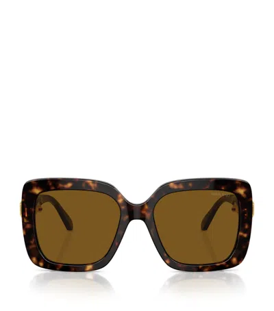 Swarovski Square Sk6001 Sunglasses In Brown