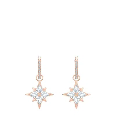 Swarovski Star Earrings In Yellow