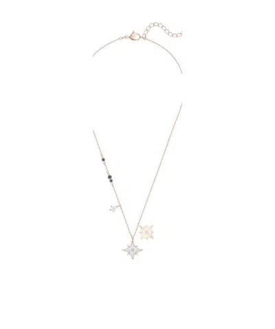 Swarovski Star Logo Necklace In Yellow