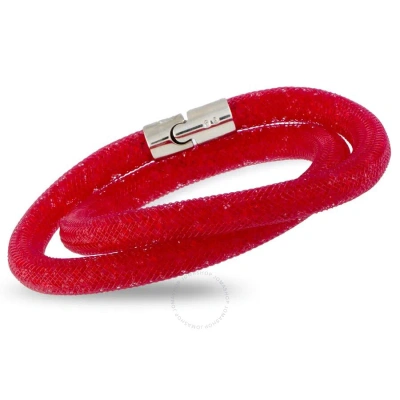 Swarovski Stardust Red Crystals Bracelet 5184845-m - Medium In Multi-color