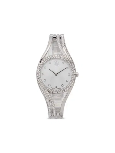 Swarovski Steel Crystal Baguette 32mm In Metallic