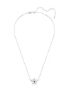 Swarovski Silver And Crystal Stella Pendant Necklace