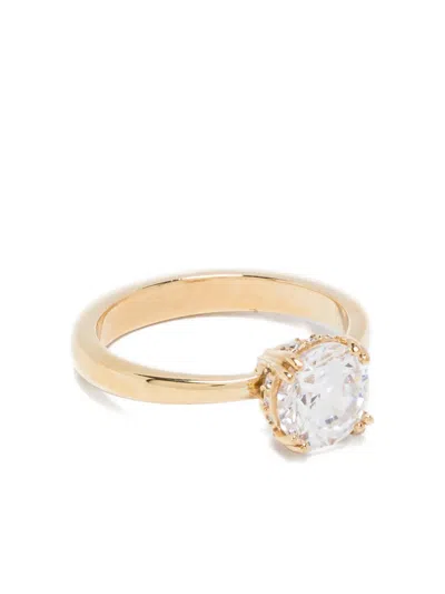 Swarovski Stilla Attract Cocktail Ring In Gold