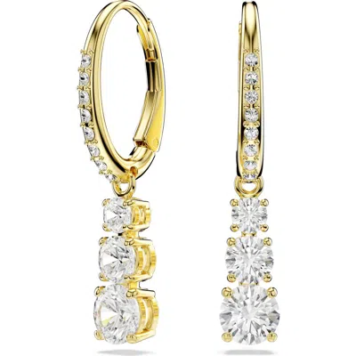 Swarovski Stilla Attract Drop Earrings In Multi