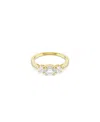 Swarovski Stilla Attract Gold-tone Plated Ring In Gold