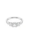 Swarovski Stilla Attract Ring In Silver