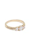 Swarovski Stilla Attract Round-cut Crystal Ring In Neutral