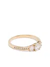 Swarovski Stilla Attract Round-cut Crystal Ring In Gold