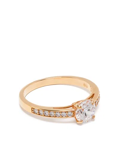 Swarovski Stilla Attract Round Ring In Gold