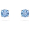 Swarovski Stilla Attract Stud Earrings In Blue