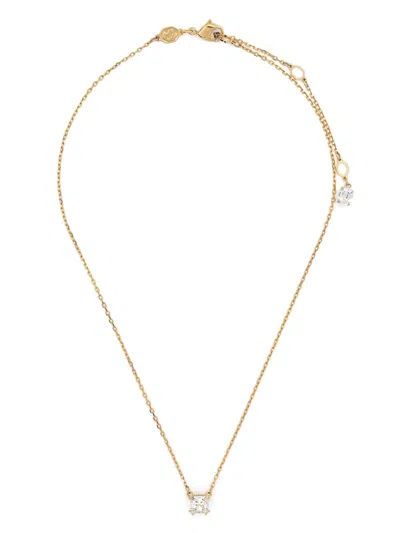 Swarovski Stilla Crystal-pendant Necklace In Gold