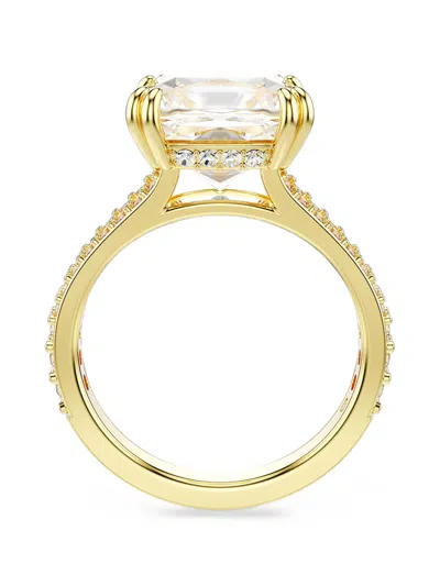 Swarovski Stilla Crystal-embellished Ring In Red