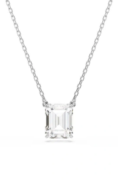 Swarovski Stilla Pendant Necklace In Metallic