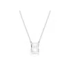 Swarovski Stilla Pendant Small Rhodium Shiny White In White