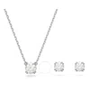 Swarovski Stilla Round Cut White Crystal Set