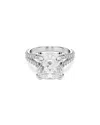 Swarovski Stilla Square Cut Crystal Ring In Silver