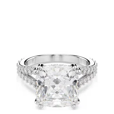 Swarovski Stilla Square Cut Crystal Ring In White