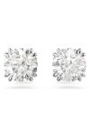 Swarovski Stilla Stud Earrings In Silver
