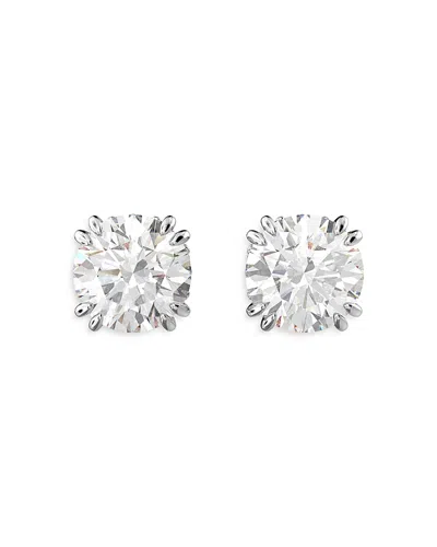 Swarovski Silver-tone Constella Crystal Stud Earrings In Metallic