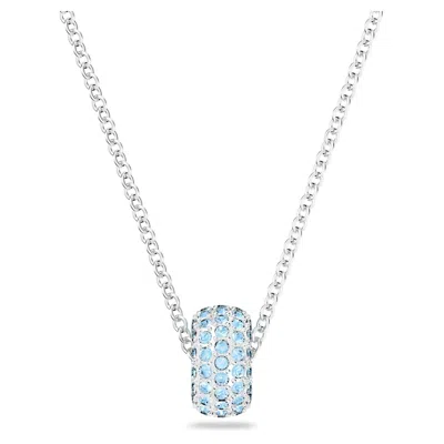Swarovski Stone Pendant In Blue