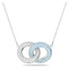 Swarovski Stone Necklace In Blue