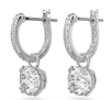 Swarovski Constella Huggie Hoop Drop Earrings