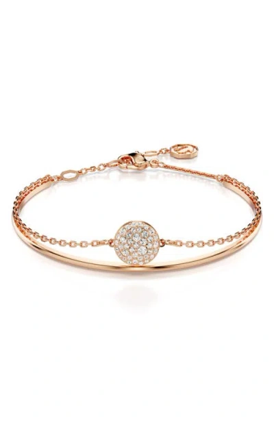 Swarovski Sublima Bangle Bracelet In Rose Gold