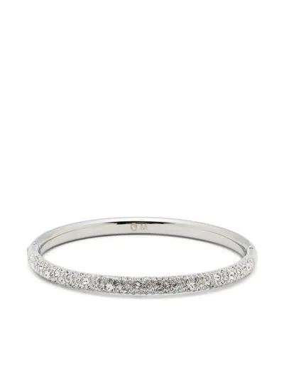 Swarovski Meteora Crystal-embellished Bangle In White