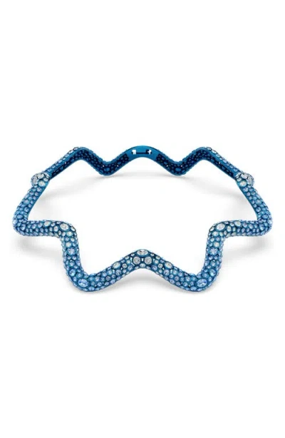 Swarovski Sublima Choker Necklace In Blue