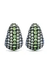 Swarovski Sublima Drop Earrings In Black