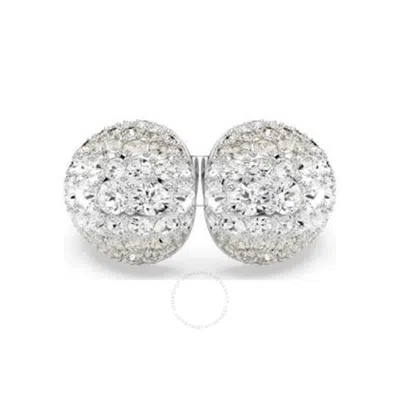 Swarovski Sublima Cocktail Ring Rhodium Shiny Crystal In White