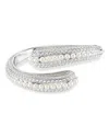 Swarovski Sublima Crystal Cuff Bracelet In Silver