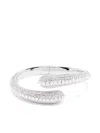 Swarovski Sublima Crystal Cuff Bracelet In Silver