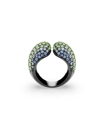 SWAROVSKI SUBLIMA CRYSTAL-EMBELLISHED COCKTAIL RING