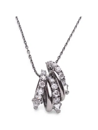 Swarovski Sublima Crystal Necklace In Silver