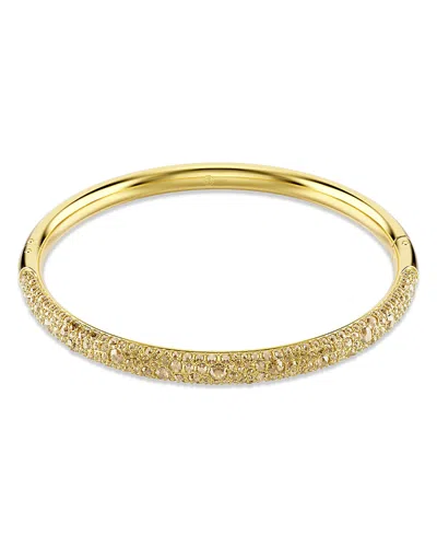 Swarovski Sublima Crystal Pave Bangle Bracelet In Gold