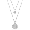 Swarovski Sublima Crystal Pendant Layered Necklace
