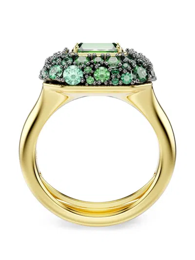 Swarovski Sublima Crystal-embellished Ring In Gold