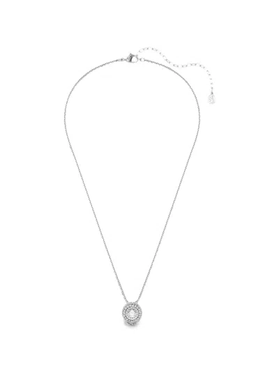 Swarovski Sublima Cubic-zirconia Pendant Necklace In Metallic