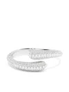 Swarovski Sublima Crystal Cuff Bracelet In Silver