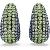 Swarovski Sublima Drop Earrings In Green